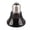 Black 25W, variant on NFTIGB Ceramic Reptile Heat Lamp Bulb Mini Infrared Heater 75W Black