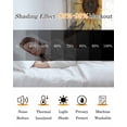 thumbnail image 5 of Sunflower Blackout Curtains, Light Blocking Print Window Curtains, Yellow Summer Botanical Farmhouse Flower Thermal Insulated Window Drapes for Living Room Kitchen Cafe 2 Panels, 104"W x 84"L, 5 of 9