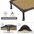 thumbnail image 4 of Veehoo Chew Proof Elevated Dog Bed - Cooling Raised Pet Cot - Rustless Aluminum Frame and Durable Textilene Mesh Fabric, Unique Designed No-Slip Feet for Indoor or Outdoor Use, 4 of 7