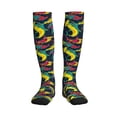 thumbnail image 3 of Compression Socks for Women and Men - Colorful Sharks Compression Socks Circulation for Workout, 3 of 8
