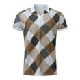 thumbnail image 4 of Pimfylm Mens Polo Polo Shirt Men's Short Khaki Large, 4 of 5