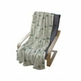 thumbnail image 3 of Jellyfish Soft Flannel Fleece Throw Blanket, Continuous Design of Medusa Ocean Creature with Tentacles Nautical, Cozy Plush for Indoor and Outdoor Use, 70" x 90", Eggshell Laurel Green, by Ambesonne, 3 of 5