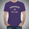thumbnail image 4 of Harrisonburg Vs All Y'all Mens T-Shirt - Medium - Purple, 4 of 6
