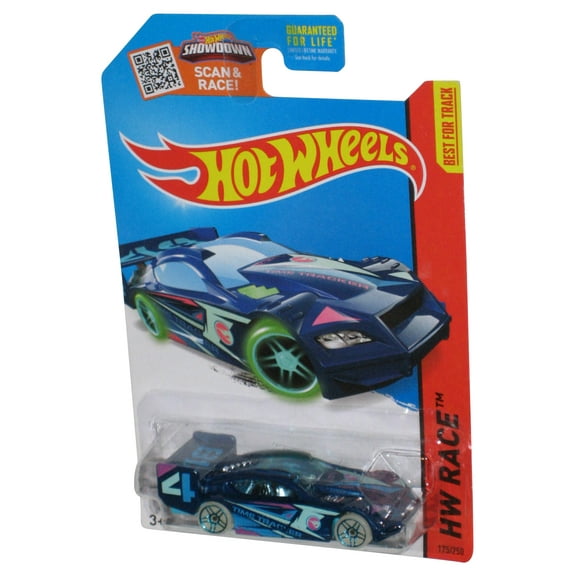 Hot Wheels HW Race (2013) Blue Time Tracker Die-Cast Toy Car 175/250