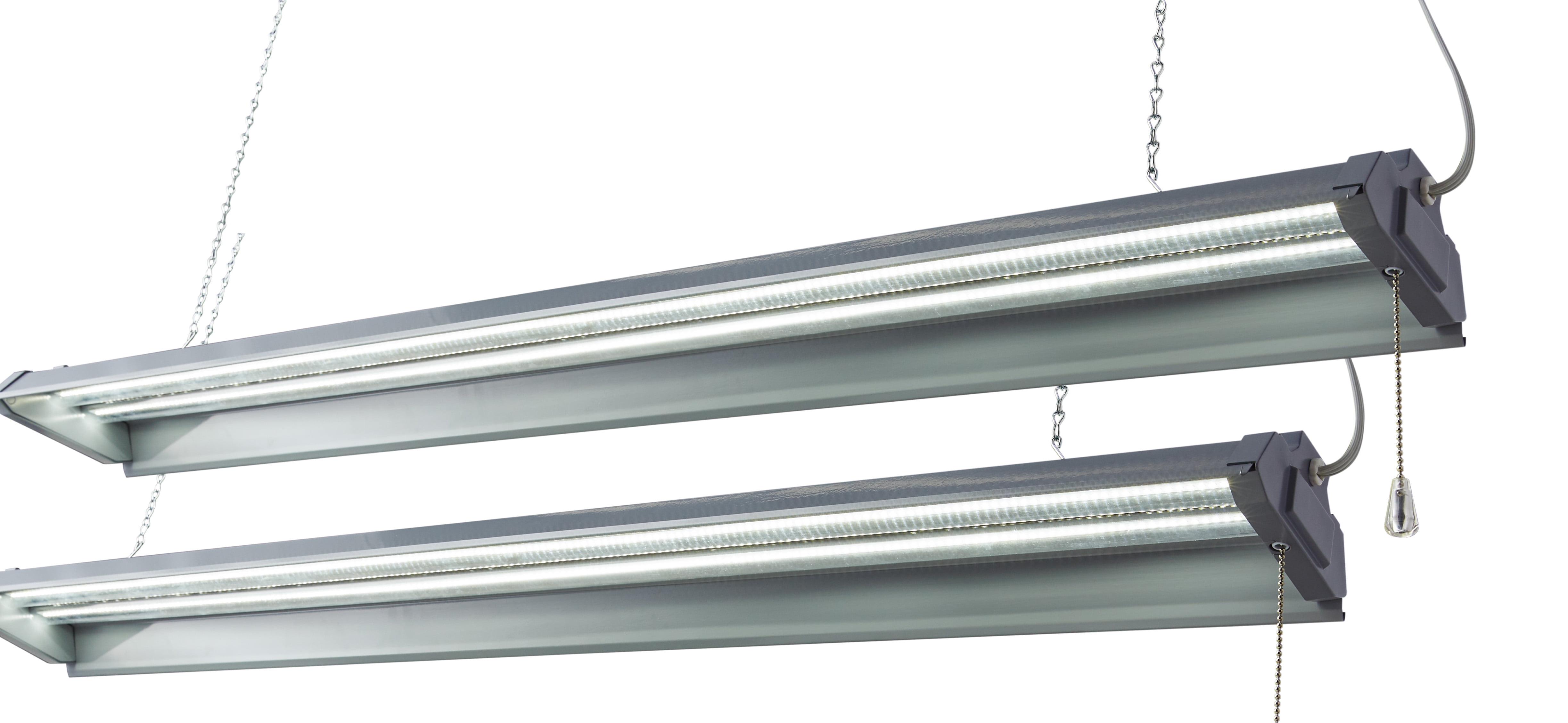 Hyper Tough Ht 5000 Lumen Led Shop Light 2 Pack Walmart Com Walmart Com