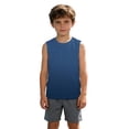thumbnail image 1 of AWZXDE Casual Tops Solid Summer Loose Comfortable Tank Top Vest for Kids, 1 of 3