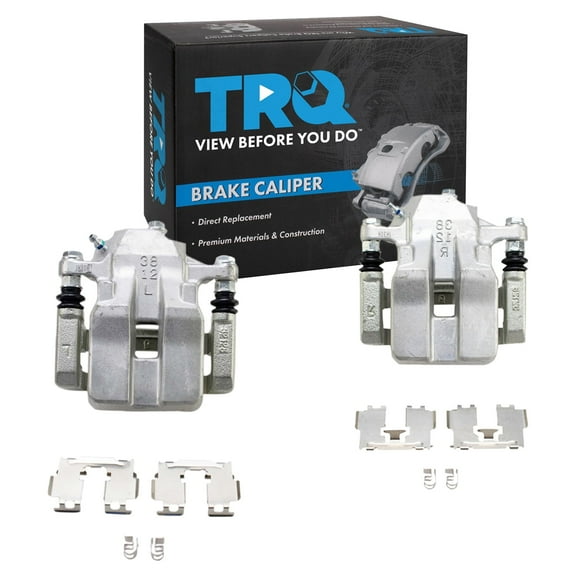 TRQ Rear Brake Caliper Set Compatible with 2012-2019 Toyota RAV4