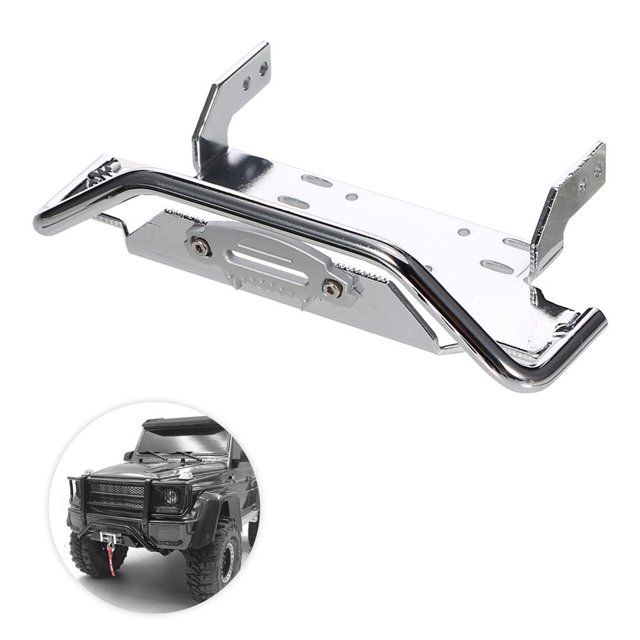 /10 Parachoques para piezas de modelo con plata Yotijar Parachoques delantero del coche RC