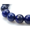 thumbnail image 3 of Fashion Jewery men Women Beautiful Lapis Lazuli Round Gemstone Macrame Style adjustable Bracelet- 91149, 3 of 5
