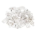 thumbnail image 2 of Juego de 20 piezas de ajustadores para tirantes de lencería, clips de costura, ganchos y broches para lencería. Plata, 2 of 9
