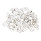 thumbnail image 2 of Juego de 20 piezas de ajustadores para tirantes de lencería, clips de costura, ganchos y broches para lencería. Plata, 2 of 9