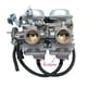thumbnail image 2 of Twin Cylinder Carburetor CB250 For Honda Chamber 250cc Rebel CMX250 CA250 CBT250 CBT125 CB125T SPD26J-03-250 Cable Choke, 2 of 6