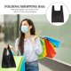 thumbnail image 4 of EeaseMX 3 bolsas de compras de gran capacidad, plegables, para exteriores (negro), 4 of 8