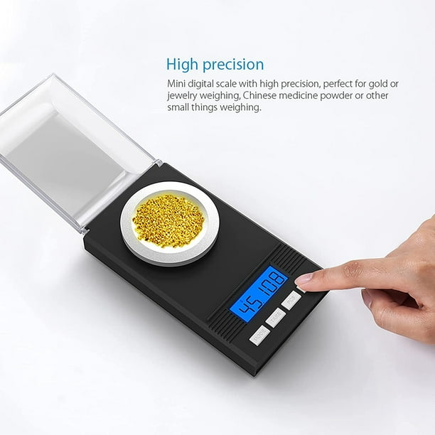 50G/0.001G Milligram Scale Milligram Precision Scale MG Pocket Scale Laboratory Scale with LCD