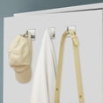 thumbnail image 4 of Hooks 4 Pack - Less Steel Towel Hooks - Stick On Coat Hooks, 4 of 5