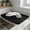 Black, variant on Non Slip Fast Drain Silicone Kitchen Drying Mat, Waterproof Counter Protector for Dishes Coffee Pet Bowl