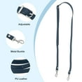 thumbnail image 3 of Uxcell 1 Pcs Correa de Bolsa Cruzada Ajustable de Cuero PU de 47 pulgadas con Herrajes de Plata Azul Marino, 3 of 5