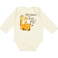thumbnail image 3 of Inktastic My Nonna Loves Me Boys or Girls Long Sleeve Baby Bodysuit, 3 of 5