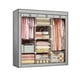 thumbnail image 1 of Closet Organizador Armable de Acero Inoxidable | Armario de Almacenamiento para Ropa | Ropero Portatil | Mueble de Tela Impermeable con Cierre | Perchero Guardaropa para Recamara, 1 of 5