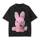 thumbnail image 2 of Camiseta japonesa Dirty Bunny Sonic Youth, camiseta de algodón lavado de gran tamaño de hip hop para hombres y mujeres, camisetas de calle, camiseta estampada, 2 of 4