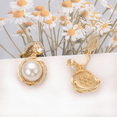 thumbnail image 3 of Yoursfs White Faux Pearl Clip Drop Earrings for Women Gold Plated Cubic Zirconia Clip Earrings Non Pierced Fashion Jewelry, 3 of 6