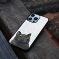 thumbnail image 4 of FINCIBO Soft Rubber Protector Cover Case for Apple iPhone 13 Pro Max 6.7" 2021 (NOT FIT Apple iPhone 13 mini 5.4" 2021/iPhone 13 Pro 6.1" 2021/iPhone 13 6.1" 2021), Black Bombay Kitten Cat, 4 of 5
