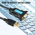 thumbnail image 6 of CIYISON USB to RS232 Adapter with PL2303 Chipset USB 2.0 Male to RS232 Serial Adapter Female Cable for Desktop Laptop Printer, 6 of 9