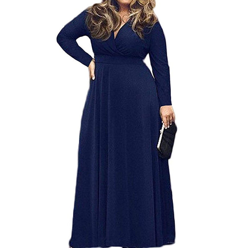 walmart plus size evening dresses