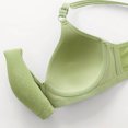 thumbnail image 4 of TAGOLD Womens Plus Size Bra,Summer Bras for Womens,Woman's Solid Color Back Buckle Thin Style Ventilate Bra Without Steel Rim, 4 of 4