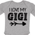 thumbnail image 4 of Inktastic I Love My Gigi with Arrow Boys or Girls Long Sleeve Baby Bodysuit, 4 of 5