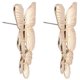 thumbnail image 4 of Pendientes de mariposa grandes de oro delicado bohemio, pendientes de gota de oro grandes y delicados, pendiente de declaración, joyería para el cuerpo para mujeres y niñas WD.WDQZL Hogar, 4 of 5