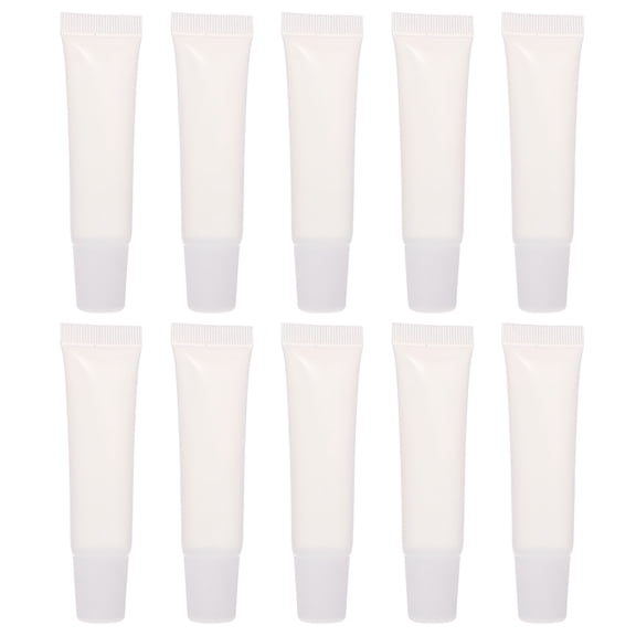 RAGUPEL 10Pcs Portable Empty Lip Gloss Storage Tubes Refillable Lip Glazes Bottles Empty Lip Gloss Tubes 3.34X1.18X0.71In