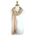thumbnail image 2 of Large Solid Color Pashmina Shawl Wrap Scarf 78" X 28", 2 of 5