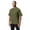 A-Army Green1044, variant on Bibifish Mens T-Shirts Solid Color Loose Side Split Tee Tops Crew Neck Sporty Daily Tees