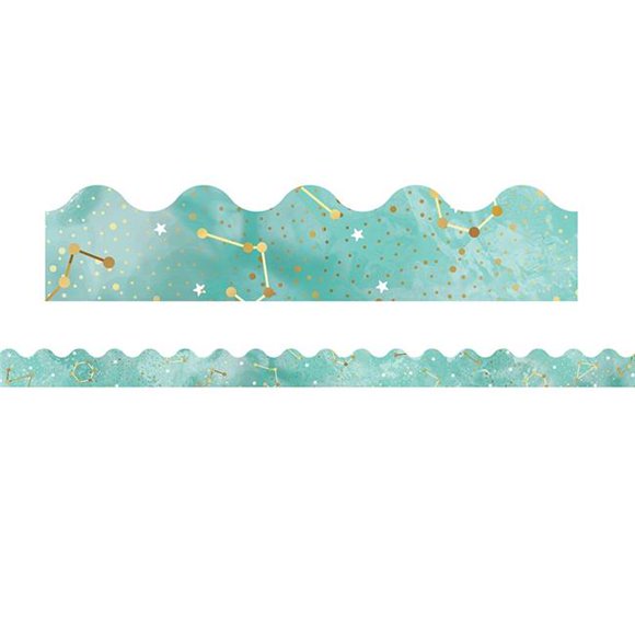 Carson Dellosa CD-108381-6 Galaxie Constellations Frontières Festonnées - Pack de 6