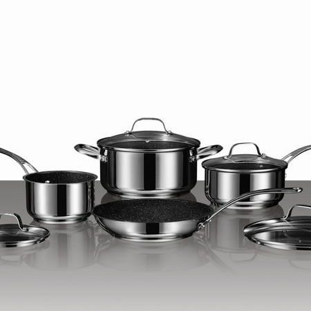 

Stainless Steel Non-stick 8-piece Cookware Set With Stainless Steel Handles
