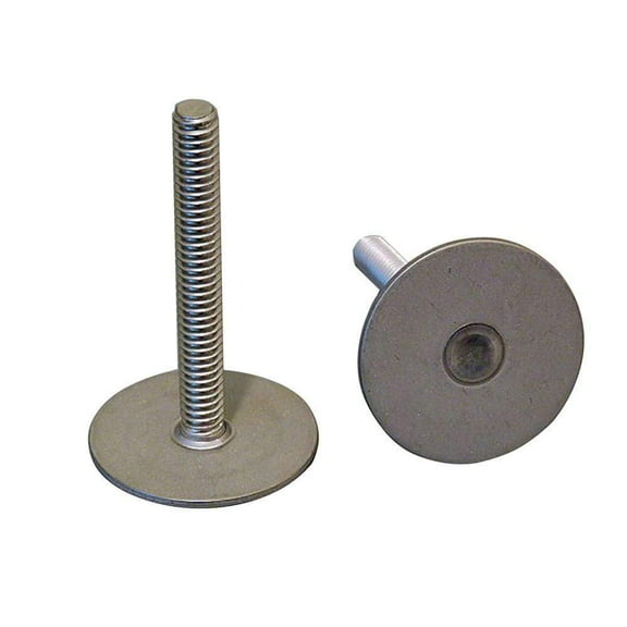 Weld Mount SS Stud 1.25" Base 1/4"-20 Threads 2" Tall #142032