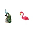thumbnail image 1 of Estatua de , figura de flamenco, escultura de resina HDPE, adorno de escritorio, ideal para regalar, decoración del hogar, oficina, hotel y j, 1 of 8