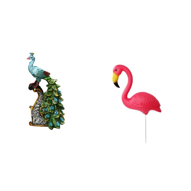 Estatua de , figura de flamenco, escultura de resina HDPE, adorno de escritorio, ideal para regalar, decoración del hogar, oficina, hotel y j