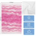 thumbnail image 5 of Pink Marble 1 Pack Kitchen Towel, Water Absorbent Dish Towel, Abstract Wave Lines Crack Gradient Decorative Hand Towels - Quick Drying Cloth for Cooking Baking, 18x28 Inch, 5 of 8