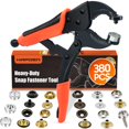 thumbnail image 1 of Snap Fastener Tool HAPDEN Heavy Duty Snap Setter con 100 juegos, 1 of 9
