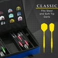 thumbnail image 2 of Casemaster Classic Nylon Dart Case, Holds 12 Darts, Blue, 2 of 6
