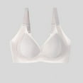 thumbnail image 4 of Ovbmpzd Womens Bra Seamless Push Up Triangle Wireless Bra Smoothing Gray Padded Bra for Women, 4 of 4