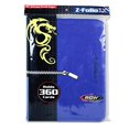 thumbnail image 3 of BCW Diversified BCDZF9LXBLU Zipper Folio 9 Pocket LX Album, Blue, 3 of 4