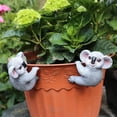 thumbnail image 2 of Pearlead Resin Animal Hugger Plant Hangers 2 Count, 2 of 5