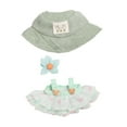 thumbnail image 3 of Accesorios de vestir para muñecas, ropa hecha a mano para muñecas de peluche de pato de 15 cm, muñecas para niñas. Verde 3 piezas., 3 of 9