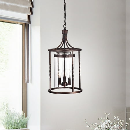 

Hong Kong Best New Zhu Yuan Lighting Co. Augusta 3-Light Lantern Square Pendant For Dining/Bedroom Hallway