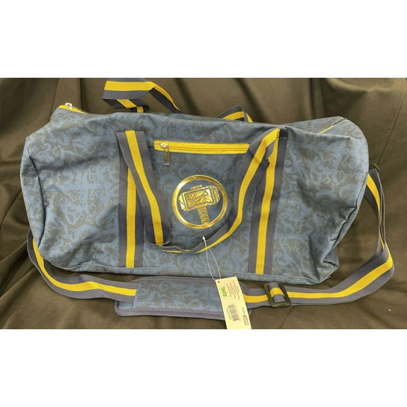 Thor Navy & Good Accents Duffle Bad W/Adjustable Strap Marvel