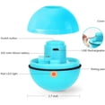 thumbnail image 4 of Juguete para gatos, pelota azul con luz LED, rotación automática de 360 grados y carga USB, juguete interactivo para gatos, perros y gatitos., 4 of 5