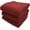 Brick Red, variant on White Terry Cotton Kitchen Towels, Set of 3